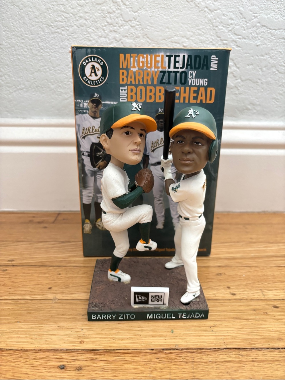 Oakland Athletics A’s Barry Zito and Miguel Tejada Duel Bobblehead 2017 SGA